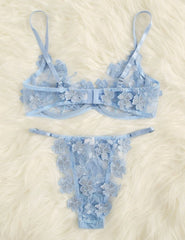 Baby Blue Diamond Set