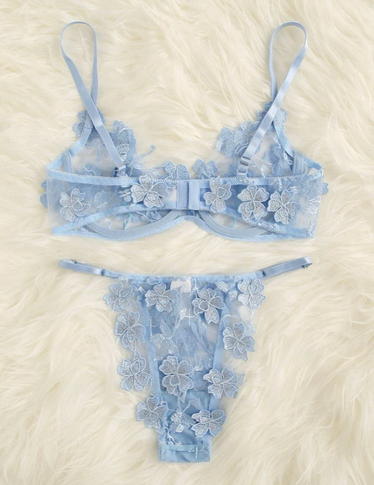 Baby Blue Diamond Set
